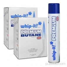24 cans 2 cases Whip-it! 400ml Premium Refined Butane Fuel Zero Impurities
